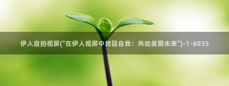 伊人小说视屏：伊人自拍视屏(\